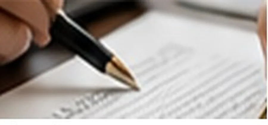 Attorney reviewing documents for a estate-planning matter