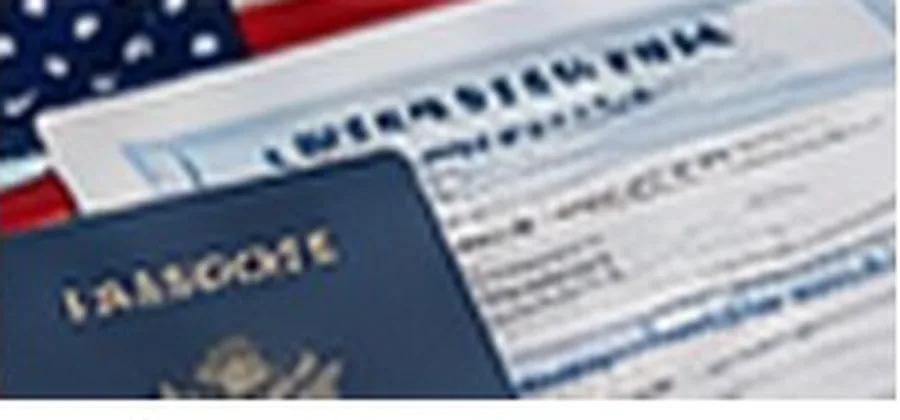 Passport and United States immigration documents
